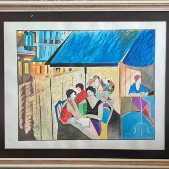 Painting titled "Pop art" by Siyavash Chegeni, Original Artwork, Watercolor