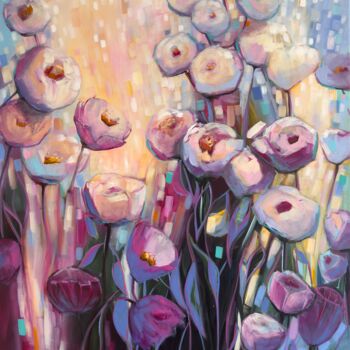 Peinture intitulée "Finally Summer" par Sandra Gebhardt-Hoepfner, Œuvre d'art originale, Acrylique Monté sur Châssis en bois