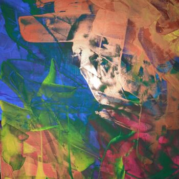 Painting titled "UNENDLICHKEIT" by Edith Stütz, Original Artwork, Acrylic