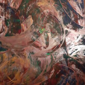 Peinture intitulée "DER GLANZ DER VERGA…" par Edith Stütz, Œuvre d'art originale, Acrylique