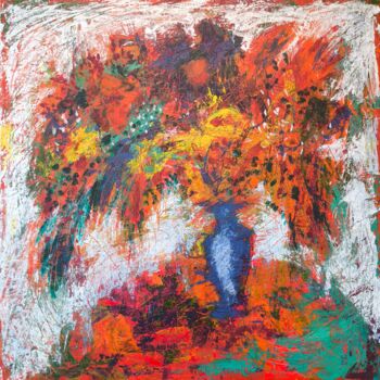 Painting titled "When the Fire Was a…" by So Zo, Original Artwork, Acrylic