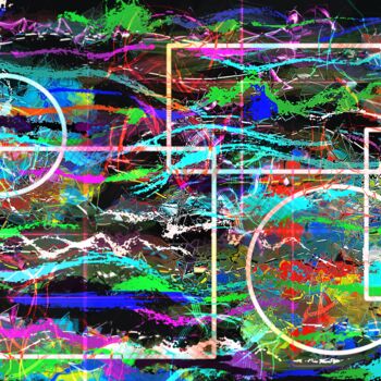 Digital Arts με τίτλο "The Geometry of the…" από Albert Deak, Αυθεντικά έργα τέχνης, Ψηφιακή ζωγραφική