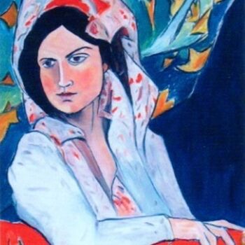 Painting titled "portrait" by Simon Taylor, Original Artwork