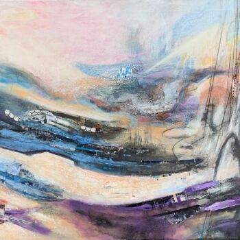 Painting titled "Lullaby" by Brett Nickell, Original Artwork, Acrylic Mounted on Wood Stretcher frame