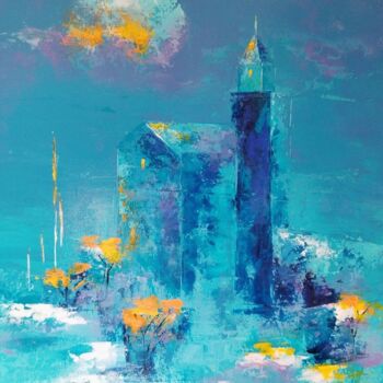 Painting titled "Songe" by Jean Maurice Silvain, Original Artwork, Acrylic