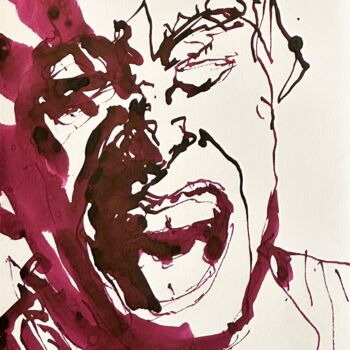 图画 标题为“PORTRAIT 12” 由Stephan Geisler, 原创艺术品, 墨