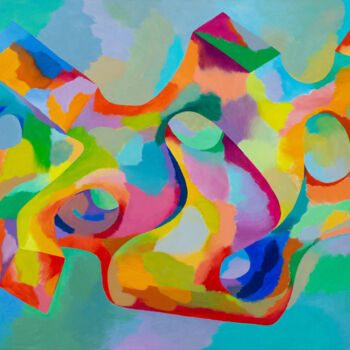 Painting titled "Rehearsal in rhythm…" by Ivan Stoyanov, Original Artwork, Oil