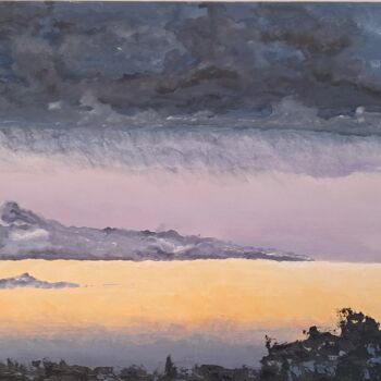 Pittura intitolato "Storm in Maresme" da Silvia Sas, Opera d'arte originale, Acrilico Montato su Telaio per barella in legno