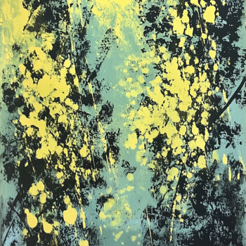 Painting titled "Forest Pulse – Gicl…" by Tatiana Taner, Original Artwork, Digital Painting