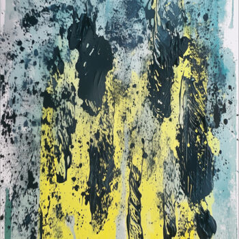 Painting titled "Flickering Roots –…" by Tatiana Taner, Original Artwork, Acrylic