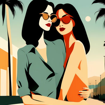 "Summer Splash #01" başlıklı Baskıresim Liza Landberg tarafından, Orijinal sanat, Dijital Resim