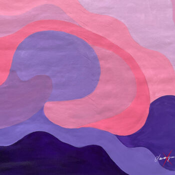 Schilderij getiteld "Day dreams 001" door Cyril Emmanuel (X the Villain), Origineel Kunstwerk, Acryl