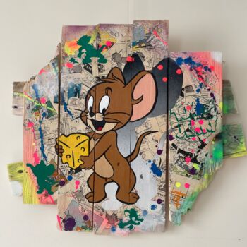 Ζωγραφική με τίτλο "Tableau POP ART Tom…" από Vincent Streiff, Αυθεντικά έργα τέχνης, Ακρυλικό