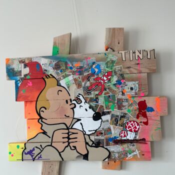 Painting titled "Tableau Pop Art Mil…" by Vincent Streiff, Original Artwork, Acrylic