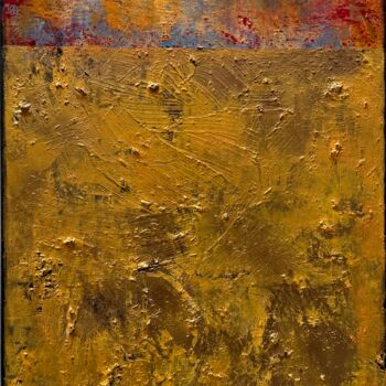 Painting titled "“Echoes of Earth an…" by Viki Smoliar, Original Artwork, Acrylic Mounted on Wood Stretcher frame