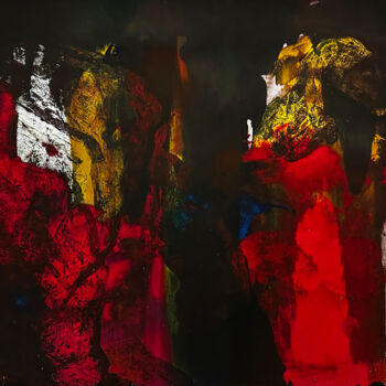 Printmaking titled "Limit of being" by Andrii Kovalenko, Original Artwork, Screenprinting