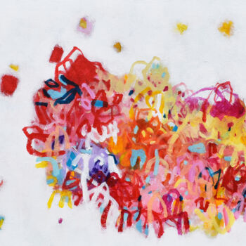 Pittura intitolato "Breaking New Ground" da Misako Chida, Opera d'arte originale, Acrilico