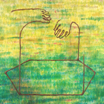 Peinture intitulée "Cómplices 8" par Jesus Tejedor, Œuvre d'art originale, Aquarelle