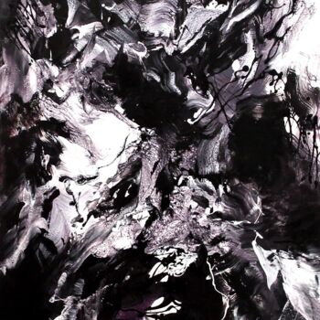 Painting titled "Fluid Motion" by Paresh Nrshinga F R S A, Original Artwork, Acrylic Mounted on Wood Stretcher frame