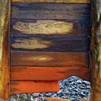 Photography titled "Coastal Groyne" by Peter Watson, Original Artwork, Digital Photography