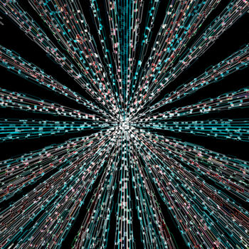 数字艺术 标题为“FRACTAL ETERNITY :…” 由Bruno Houdayer, 原创艺术品, 数码摄影 安装在铝上