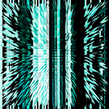 摄影 标题为“FRACTAL ETERNITY :…” 由Bruno Houdayer, 原创艺术品, 数码摄影 安装在铝上