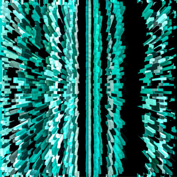 摄影 标题为“FRACTAL ETERNITY :…” 由Bruno Houdayer, 原创艺术品, 数码摄影 安装在铝上