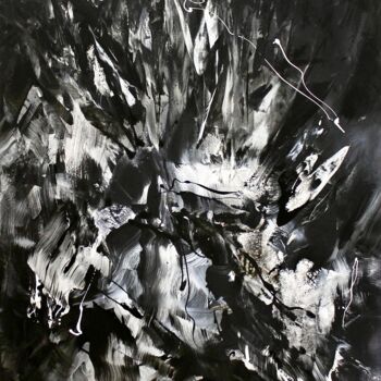 Pittura intitolato "Shadow and Gesture" da Paresh Nrshinga F R S A, Opera d'arte originale, Acrilico Montato su Telaio per b…