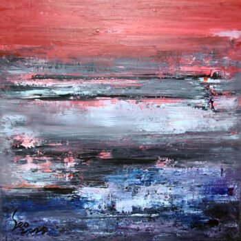 Painting titled "Solitude at Dusk" by Yeon-Gyeong Seo (Seo), Original Artwork, Oil