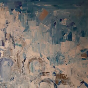 Peinture intitulée "ERINNERUNG AN DIE V…" par Edith Stütz, Œuvre d'art originale, Acrylique Monté sur Châssis en bois
