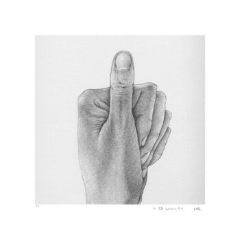 图画 标题为“dessins 15x15 #103…” 由Marie-Pascale Corcuff, 原创艺术品, 铅笔