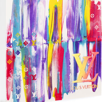 Peinture intitulée "LVCOLOR (3D)" par Isalan, Œuvre d'art originale, Acrylique Monté sur Châssis en bois