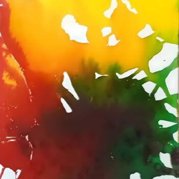 Painting titled "Easter Joy in Motio…" by Diana Dimova - Traxi, Original Artwork, Tempera