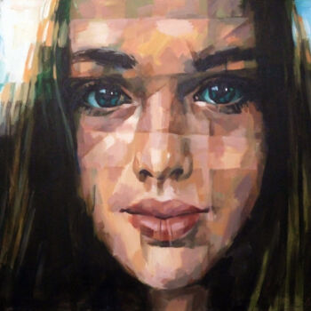 「U. PORTRAIT」というタイトルの絵画 Aleksandr Ilichevによって, オリジナルのアートワーク, アクリル