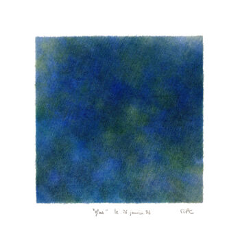 图画 标题为“dessins 15x15 #16 "…” 由Marie-Pascale Corcuff, 原创艺术品, 铅笔