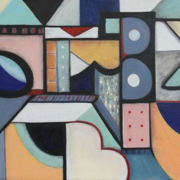 Painting titled "Right on the Verge" by Stephen Lucas, Original Artwork, Acrylic Mounted on Wood Stretcher frame