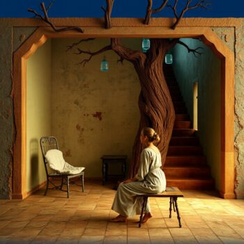 Digital Arts titled "Laer Tree" by Kubicol, Original Artwork, AI generated image