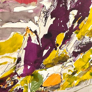 图画 标题为“LANDSCAPE 4” 由Stephan Geisler, 原创艺术品, 墨