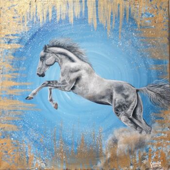Peinture intitulée "Breaking Free" par Camille Zéphyr, Œuvre d'art originale, Acrylique