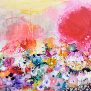 Painting titled "Abundance" by Misako Chida, Original Artwork, Acrylic