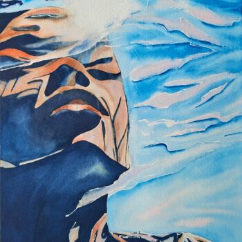 绘画 标题为“Waterbound” 由Andrea Bajusz-Ruppert, 原创艺术品, 水彩