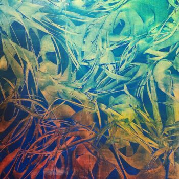 Painting titled ""EYES IN THE FLOW N…" by Sonia Jeronimo (Sónia J. Modern Art), Original Artwork, Acrylic