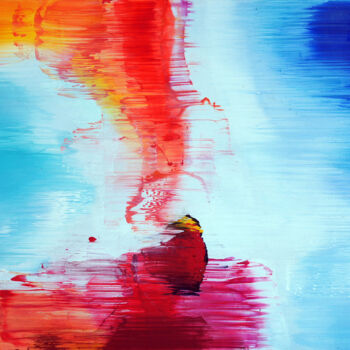 제목이 "_Abstract......."인 미술작품 Konstantin Grabowski로, 원작, 아크릴 나무 들것 프레임에 장착됨