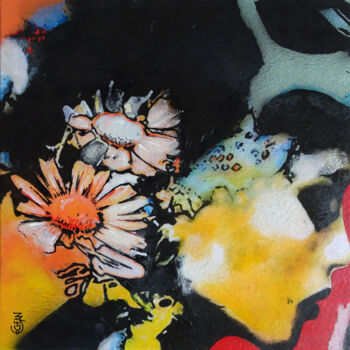 "DOUDOU CRÉOLE" başlıklı Tablo Claude Géan tarafından, Orijinal sanat, Akrilik