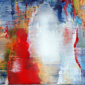 Pittura intitolato "abstract ohne titel…" da Konstantin Grabowski, Opera d'arte originale, Olio Montato su Telaio per barell…