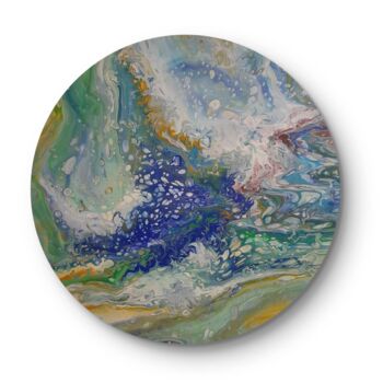 Painting titled "Gaia - Spirit of th…" by Mirele, Original Artwork, Acrylic