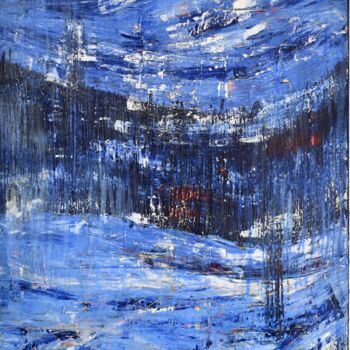 绘画 标题为“Blue Tornado” 由Burkhard Baier, 原创艺术品, 丙烯