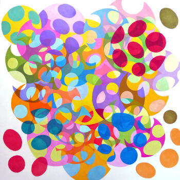 "THE BEAUTY OF ROUND" başlıklı Tablo Stephen Conroy tarafından, Orijinal sanat, Akrilik Ahşap Sedye çerçevesi üzerine monte…