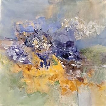 Painting titled "Printemps sur les c…" by Ferracci, Original Artwork, Oil