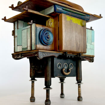 Sculpture intitulée "Imperial - Original…" par Jeff Doud, Œuvre d'art originale, Mosaïque